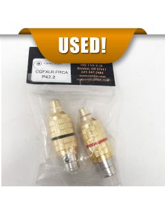 CGA Gold RCA to XLR Adapter (F-RCA to F-XLR) - Pair