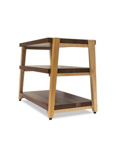 Butcher Block Acoustics RigidRack - 3 Shelf Rack (Walnut Shelves / Maple Legs)