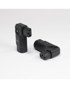 Horizontal Right-Angle IEC Adapter