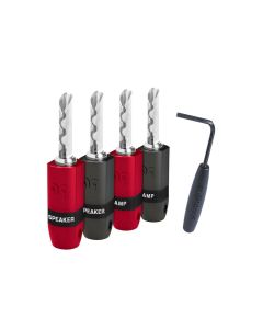 Audioquest SureGrip 300 BFA Banana Connector  (Set of 4) - Silver