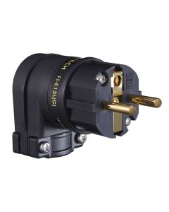 FI-E12L (G) Angled Schuko Wall Plug