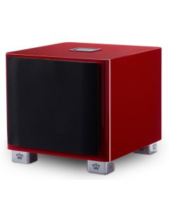 REL T9X Red 3/4 View with Grille